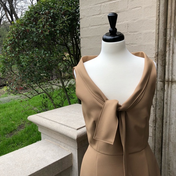 Miu Miu Dresses & Skirts - ⭐️🆕[Miu Miu] Naughty Secretary Dress Camel Color